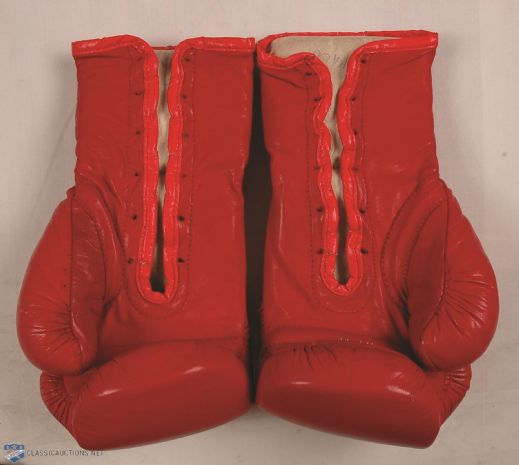 1970s George Chuvalo Tuff-Wear Fight Used Boxing Gloves
