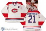 Circa 1990 Guy Carbonneau Montreal Canadiens Autographed Game Worn Jersey