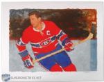 Autographed Jean Beliveau Limited Edition Lithograph