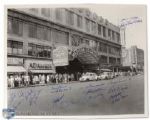 Madison Square Garden Photograph Autographed by 17