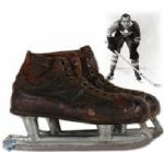 King Clancys 1930s Toronto Maple Leafs Game Worn Skates