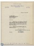 1932 T.L. Raleigh Syracuse Hockey Signed Letter