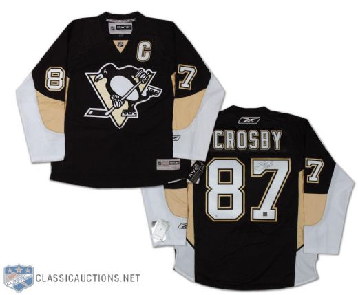 Autographed Sidney Crosby Pittsburgh Penguins Jersey