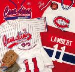 Yvon Lamberts Montreal Canadiens Alumni Softball Collection of 11