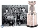 Albert "Junior" Langlois 1957-58 Montreal Canadiens Stanley Cup Trophy