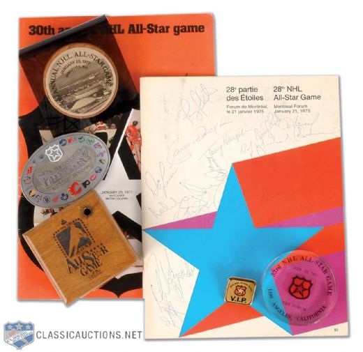 John Fergusons NHL All-Star Game Collection of 7