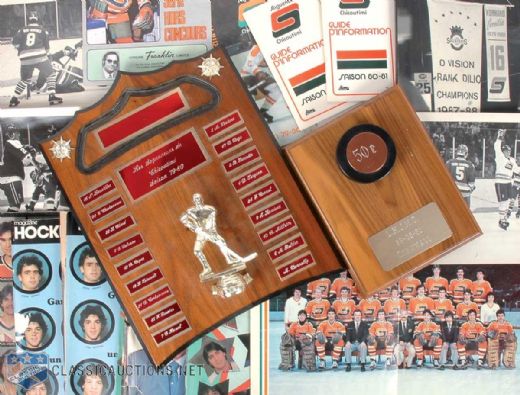 Normand Leveilles Chicoutimi Sagueneens Junior Hockey Memorabilia Collection