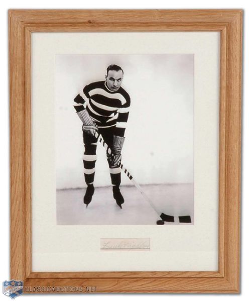 Frank Nighbor Framed Autograph and Photo Display