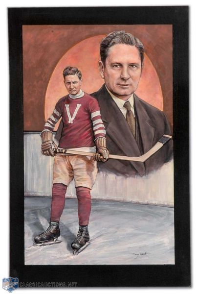 Frank Patrick Hockey Hall of Fame Original Painting by Doug West