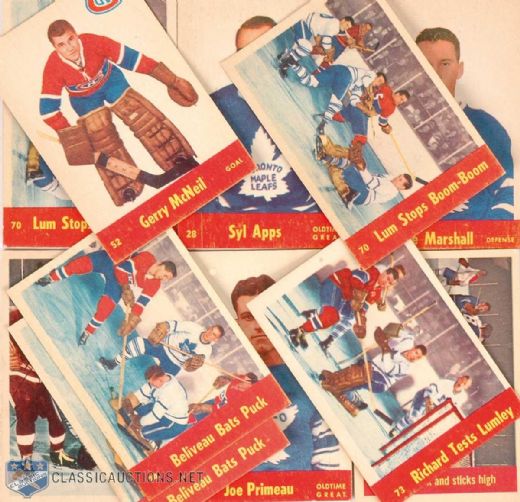 1950s Parkhurst Card Lot of 12