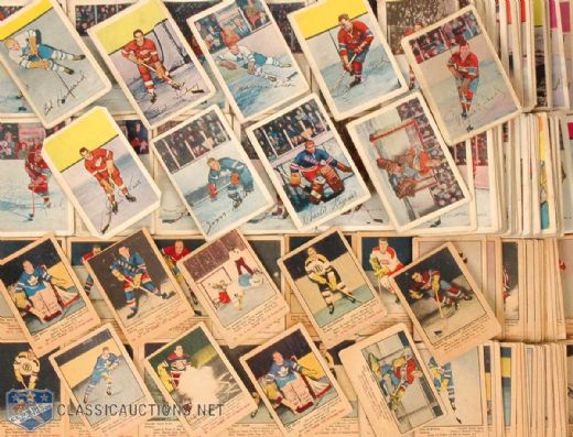 1951-52 & 1952-53 Parkhurst Card Collection of 160