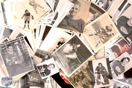 Massive NHL Player Photo Collection of 1900+, Featuring Vintage Original Six and Defunct Teams