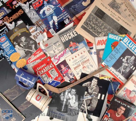 Maurice "Rocket" Richard and Montreal Canadiens Memorabilia Collection