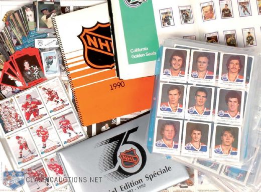 1980s and 1990s Junior, AHL and Variety Hockey Card Collection