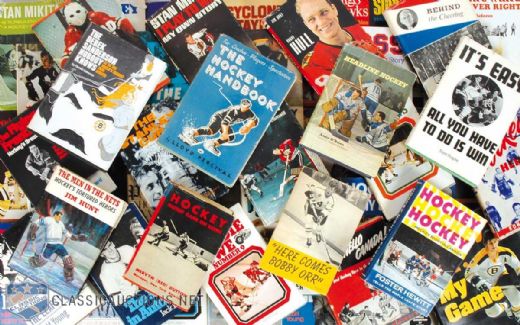 Huge Hockey Book Collection of 450