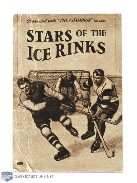 1935-36 Champion Stars of the Ice Rinks Postcard Set of 10