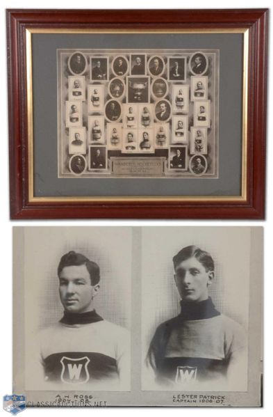 1906-08 Montreal Wanderers Framed Photo Collage