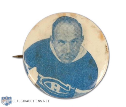 1937 Howie Morenz Memorial Game Button