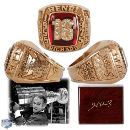 Henri Richard Diamond & Gold Career Tribute Ring