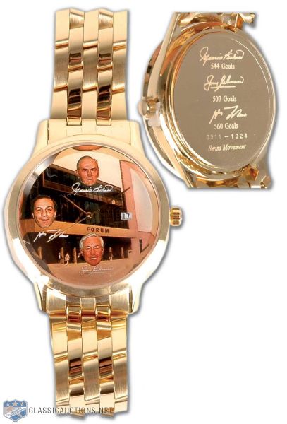 Limited Edition Montreal Classic Watch Featuring Richard, Beliveau and Lafleur