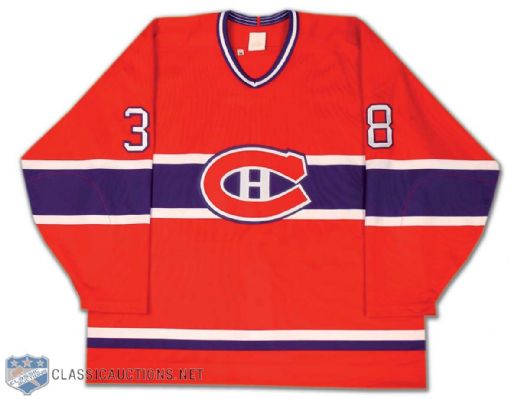 Mid 1990s Montreal Canadiens Campbell Preseason Game Worn Jersey