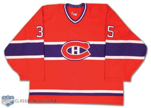 Jassen Cullimore 1996-97 Montreal Canadiens Team Issued Road Jersey