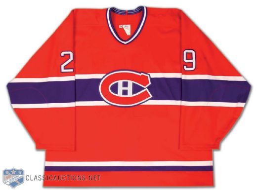 Dion Darling Mid 1990s Montreal Canadiens Team Issued Road Jersey