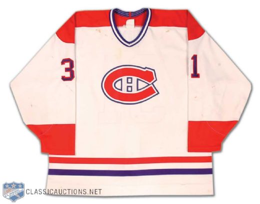 Mid 1990s Montreal Canadiens Emond Preseason Game Worn Jersey