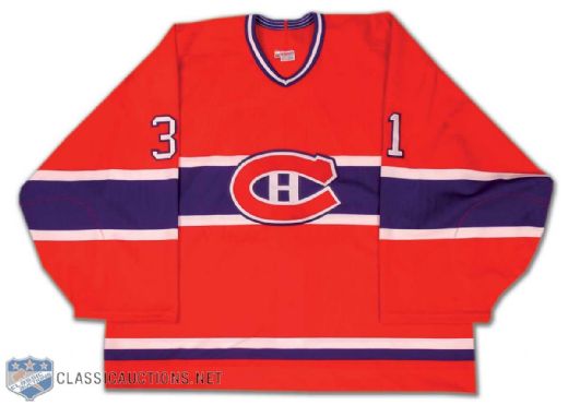 Patrick Labrecque 1995-96 Montreal Canadiens Team Issued Road Jersey