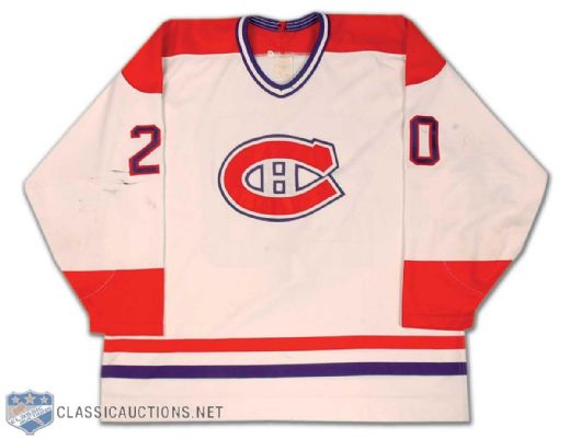 Mid 1990s Montreal Canadiens Meyers Preseason Game Worn Jersey