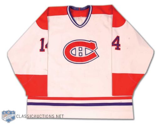 Mid 1990s Montreal Canadiens Monette Preseason Game Worn Jersey