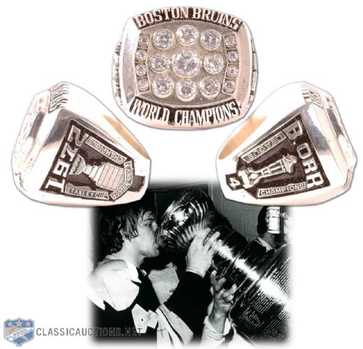 Bobby Orr 1972 Boston Bruins Replica Stanley Cup Ring