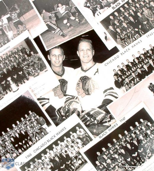 1960s Chicago Black Hawks Original Photo Collection of 11