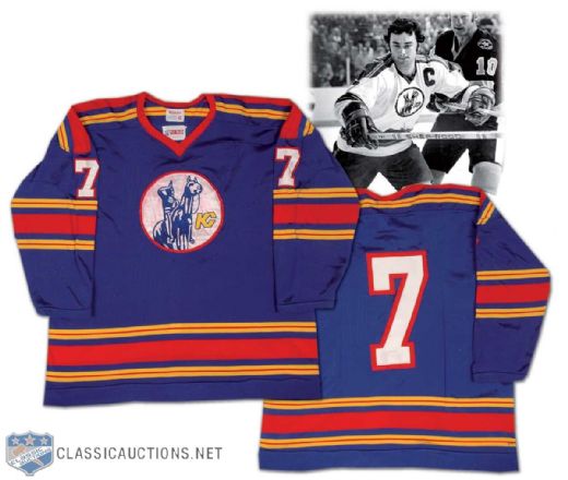 Guy Charron 1974-75 Kansas City Scouts Game Worn Jersey