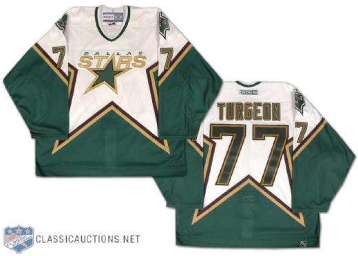 Pierre Turgeon 2003-04 Dallas Stars Game Worn Jersey