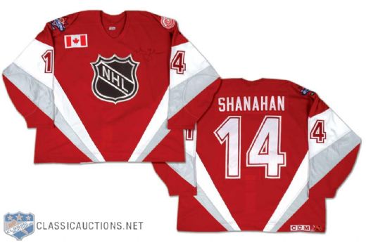 Brendan Shanahan 1998 NHL All-Star Game North America Team Issued Jersey