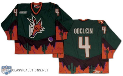 Lyle Odelein 1999-2000 Phoenix Coyotes Game Worn Alternate Jersey