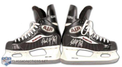 Paul Coffey Signed Game Used Easton Air Skates