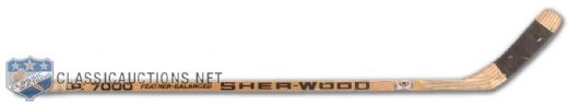 Dale Hawerchuk Game Used Sher-Wood Stick