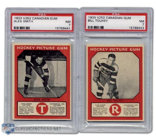 933-34 Canadian Chewing Gum Smith & Touhey - Highest Ever Graded by PSA!