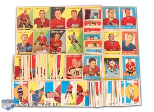 1958-59, 1959-60 & 1960-61 Topps Partial Set Collection