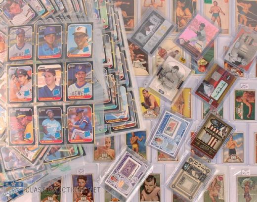 Baseball, Boxing & Wrestling Card Collection