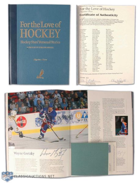 "For the Love of Hockey" Limited Edition Autographed Signature Series Book