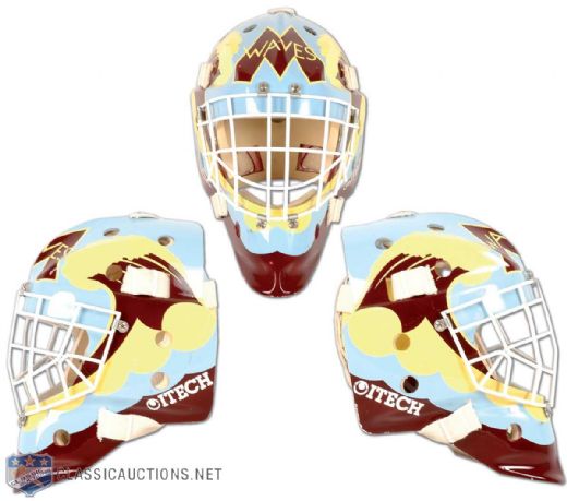 Original Goalie Mask From Disney Movie "D2 The Mighty Ducks"