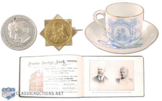 1902 Lord Stanley of Preston "Earl of Derby" Guild Mayor Collection of 5