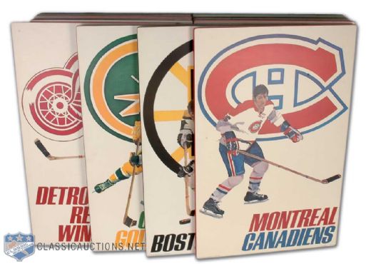 1972-73 Wheaties Premium NHL Team Poster Collection of 14