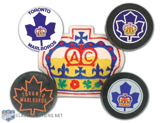 Toronto Marlboros Memorabilia Collection of 5