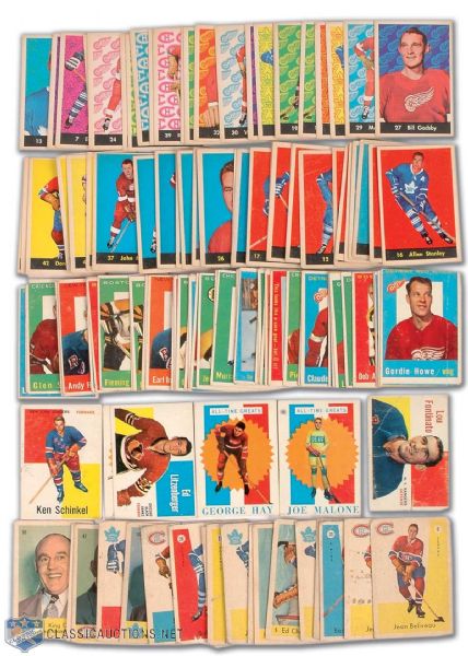 Peter Dalla Rivas Vintage 1959-1962 Hockey Card Collection