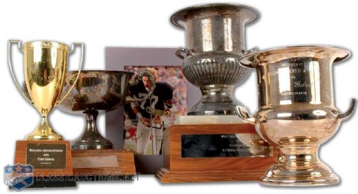 Tony Gabriels Ottawa Rough Riders Trophy Collection of 4