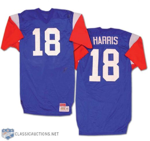 Dickie Harris Late-1970s CFL Montreal Alouettes Game Worn Jersey